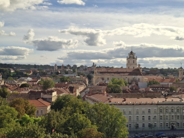 16. Wilno. Widok z Pałacu Wielkich Książąt Litewskich (fot. MW)